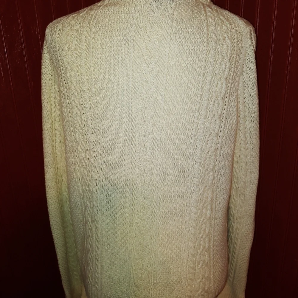 J. Crew Wool Blend Ivory Sweater S